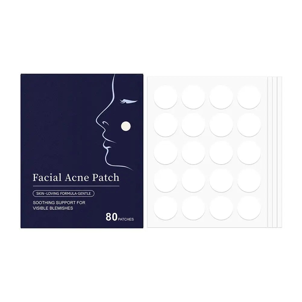 80Pcs Face Acne Patch Invisible Skin Care Pimple Acne Patches Anti-Inflammatory Healing Absorbing Spot Sticker Covering Acne
